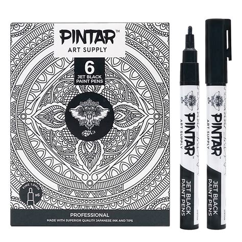 Pintar Premium Acrylic Paint Pens 1mm Fine Tip Pens For Rock Paintin