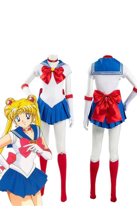 Anime Sailor Moon Cosplay Costume Tsukino Usagi Uniform Dress Outfits Sailor Moon Costume