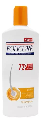 2 Pzs Folicure Shampoo Terapeutico Extra 350ml Mercadolibre