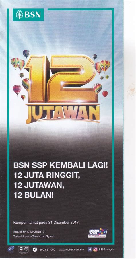 Semalam bsn umum jutawan ketiga hasil cabutan istimewa kempen sijil simpanan premium iaitu nuraini rachman. Hidup Matiku: Karnival Kewangan 2017 PWTC - Sijil Simpanan ...