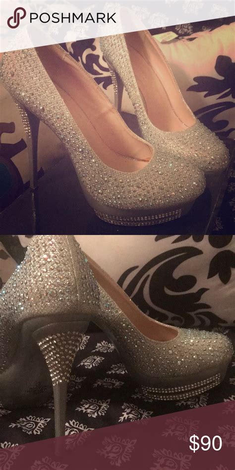 Rhinestone Covered Pumps Immaculate Sparkle