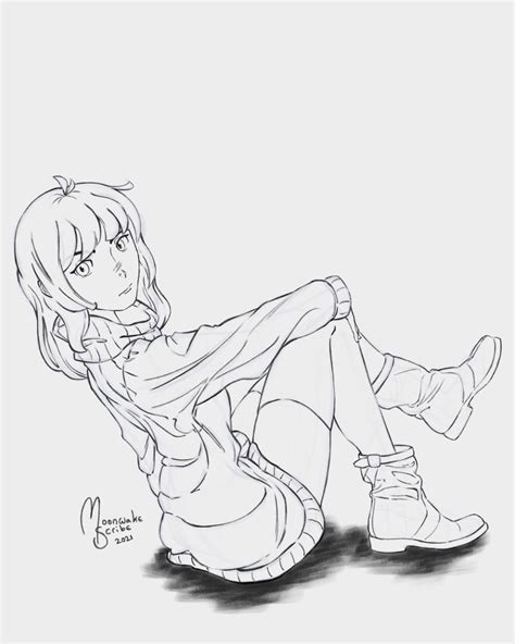 How To Draw Anime Sitting Poses