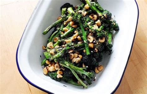 Purple Sprouting Broccoli Recipe With Hazelnuts Recipe Broccoli Recipes Recipes Good Food