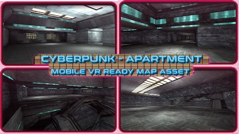 3d Asset Cyberpunk Apartment Interior 01 Mobile Vr 3