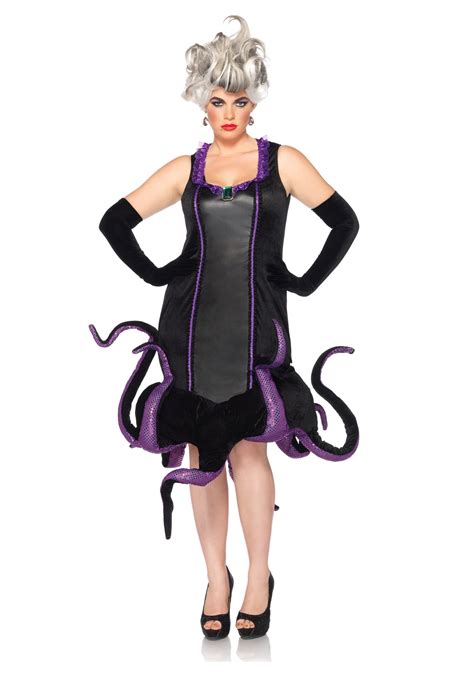 Womens Disney Plus Ursula Costume Halloween Costumes