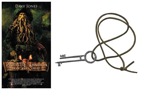Pirates Of The Caribbean Dead Mans Chest Davy Jones Key Replica Greatest Props In Movie History
