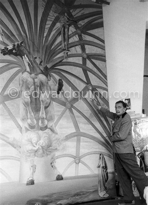 Salvador Dalís Oil Painting Santiago El Grande Featuring A Rearing