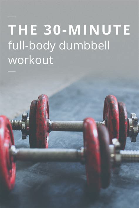 30 Minute Full Body Workout With Weights