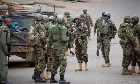 Kenya Special Forces Operations Forces Armed With Fn Scar H Assault