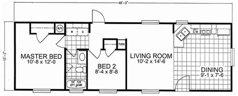 These are pdf files and are available for instant download. 14 X 30 House Plans Elegant 16 X 48 2 Bed 1 Bath 744 Sq Ft ...