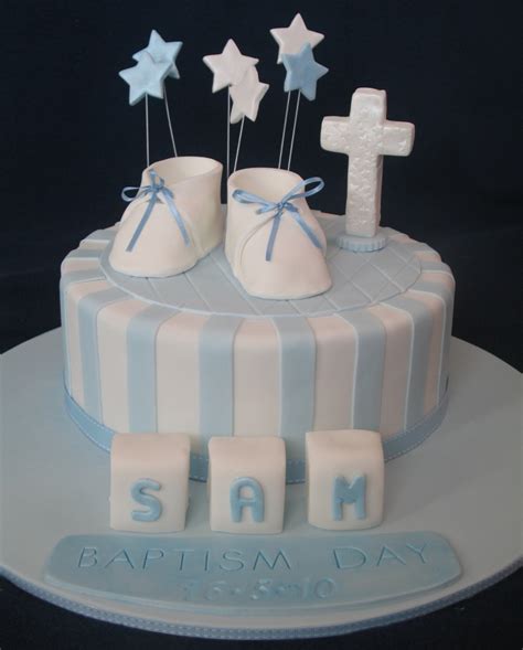 Poor baby, poor baby, poor baby bear! Blissfully Sweet: A "Taste of Boy" Baptism Cake