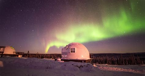 alaskan igloo northern lights shelly lighting