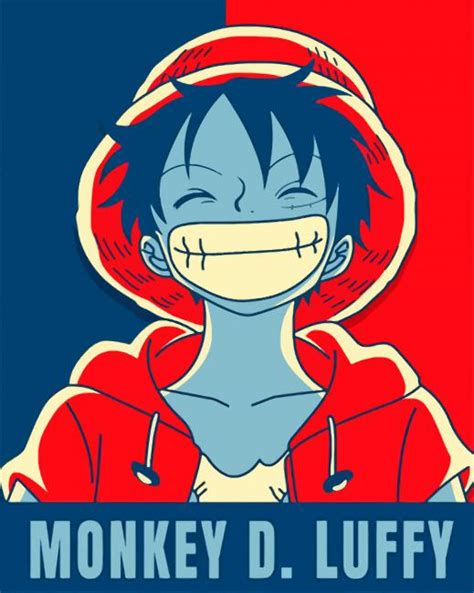 Monkey D Luffy Paint By Numbers Canvas Paint By Numbers