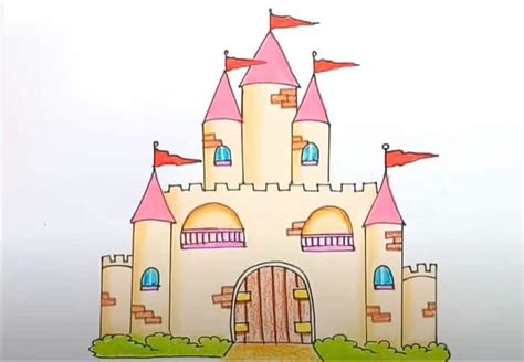 Update More Than 127 Easy Castle Drawing With Color Vn