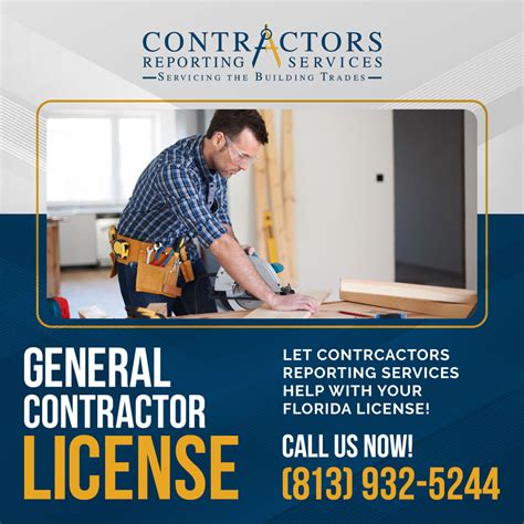 Reinstating A General Contractor License In Florida Contractors Reporting Services