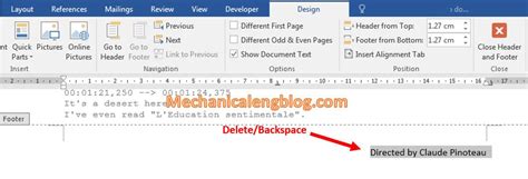 How To Delete A Header Or Footer In Word Kurtpartner