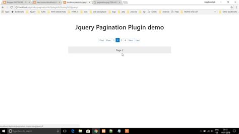 Jquery Pagination Plugin Youtube