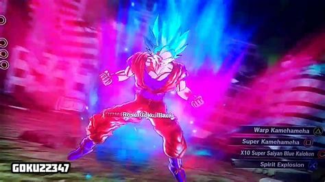 Dragon Ball Xenoverse 2 Super Saiyan Blue Kaioken Goku