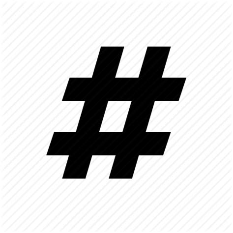 Hashtag Icon Png 71079 Free Icons Library