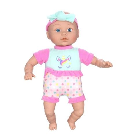 My Sweet Love 13 Inch Baby Doll With Carrier And Handle Play Set Light