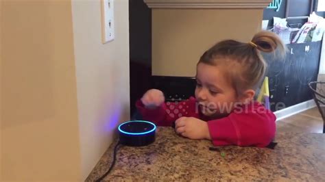 Toddler Gets Frustrated As Alexa Doesnt Understand Her Youtube