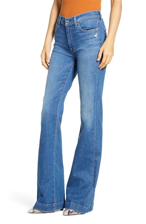 7 for all mankind® dojo high waist flare jeans northstar nordstrom