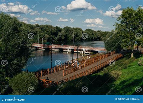Kolomna Russia May Embankment Of The River Kolomenka Nearby