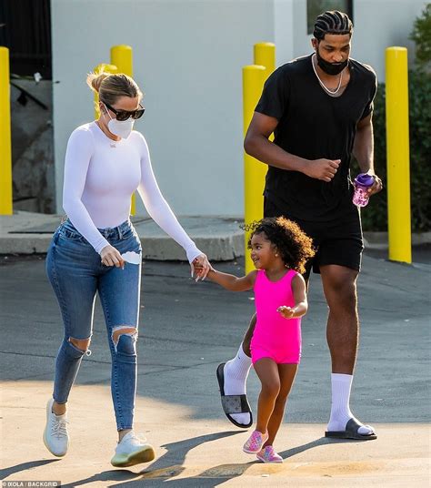 Khloe Kardashian And Tristan Thompson Look Happy As They Take Daughter