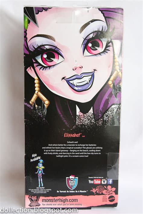 Review 45 Monster High Ghouls Getaway Elissabat Doll Margaret Ann