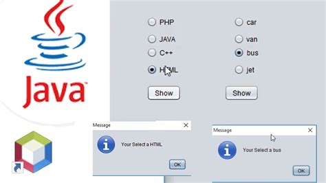 How To Add Radio Buttons In Button Group In Java Button Select Box