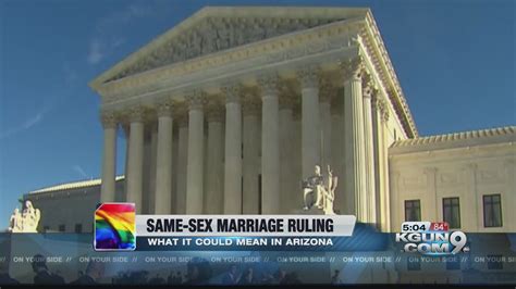 Same Sex Marriage Could Supreme Court Affect It In Arizona Youtube