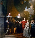 John, Count of Nassau-Siegen with his family, by Anthony Van Dyck ...