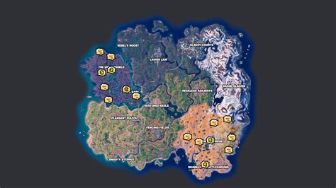 All Chest Spawn Locations In Fortnite Chapter Season