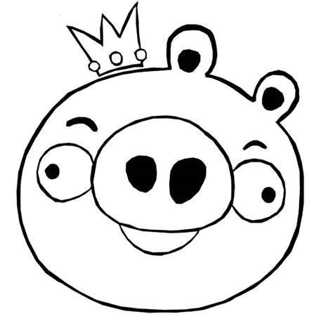 I haven't played it yet, only because i know i'll get addicted and never want to stop! King Pig In Angry Bird Coloring Page : Kids Play Color