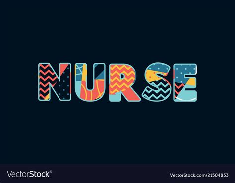 Nurse Concept Word Art Royalty Free Vector Image