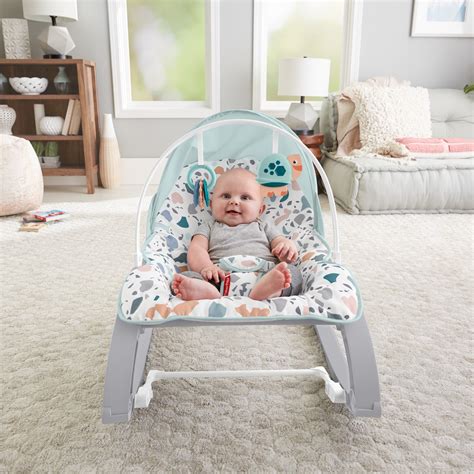 Fisher Price Infant To Toddler Portable Deluxe Baby Seat Rocker