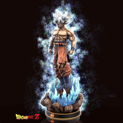 Goku Ultra Instinct Statue Stl 3d Spartan Shop