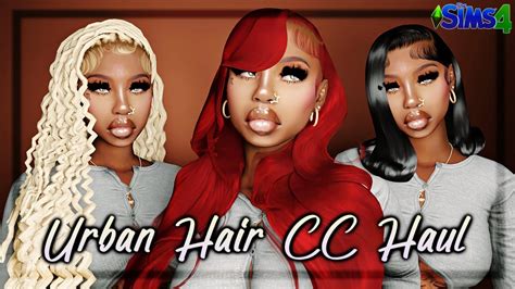 These New Styles Ate Downn 😍 ♡ Urban Hair Cc Haul Late 2023 ♡ The Sims