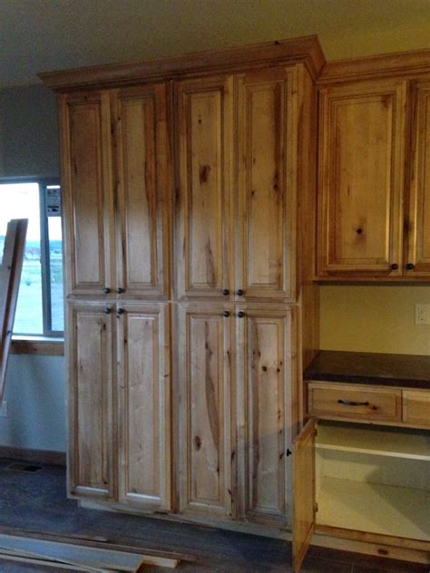 Buy products such as pantry in white distressed finish (sanded and distressed white) at walmart and save. Pantry cabinets Knotty Maple | Pantry cabinet, Tall ...