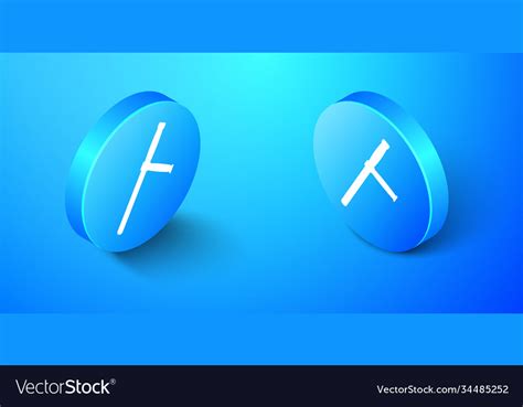 Isometric Police Rubber Baton Icon Isolated Vector Image