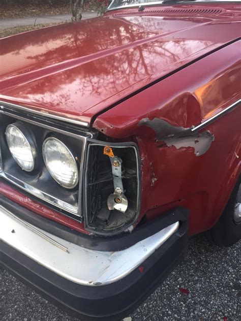 1980 Volvo 240 Wagon Driver Side Front Quarter Panel Wrecked Help