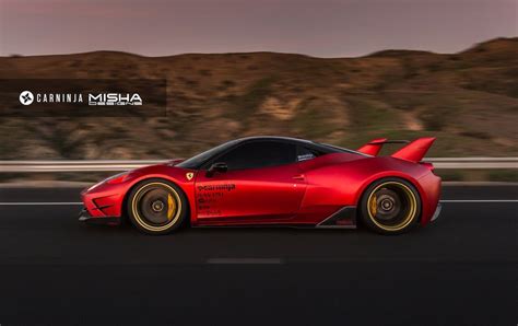 Ferrari 458 Italia With Misha Designs Bodykit Looks Like A Mini