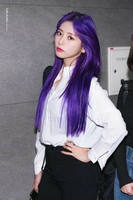 Female Idols Who Look Splendid In Purple Hair Allkpop