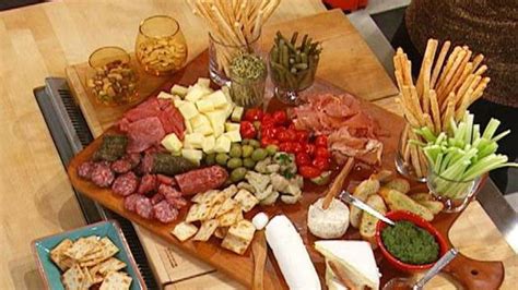 Turn salami slices into appetizer shells to fill with the veggies and cheese of your choice. Antipasto Platter | Rachael Ray Show