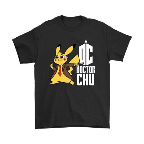 Doctor Chu Pikachu Pokemon Doctor Who Crossover Shirts Easy 30 Day