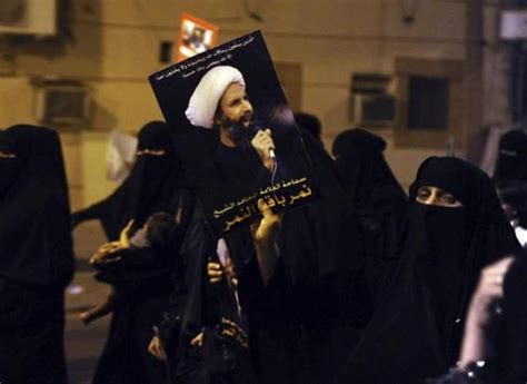 protesters call on saudi arabia not to execute top shia cleric