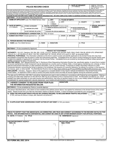 Dd Form 369 Fill Out Sign Online And Download Fillable Pdf