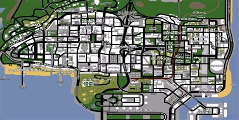 GTA San Andreas Map With Street Names Mod GTAinside Com