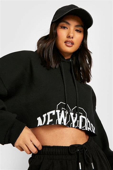 Cropped Hoodies Cropped Zip Up Hoodies Boohoo Ireland