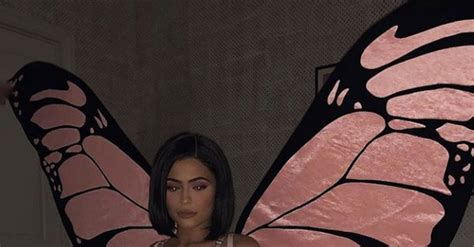 Kylie Jenner Butterfly Stormi And Kylie Jenner Dress As Pink